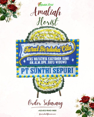 Papan Bunga Duka di Mangunjaya