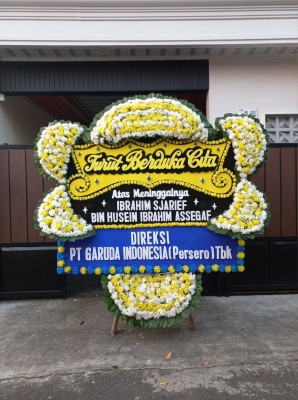 Papan Bunga Duka di Mangunjaya