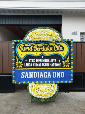 Papan Bunga Duka di Mangunjaya